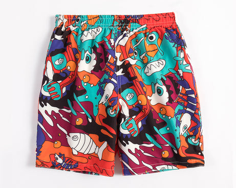 Children's beach shorts boxer swimming trunks