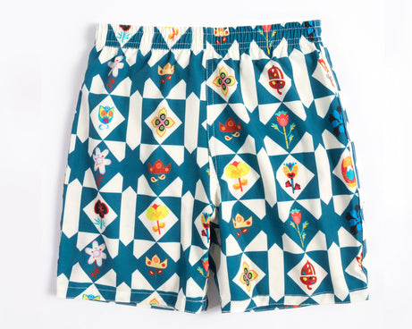 Children's beach shorts boxer swimming trunks